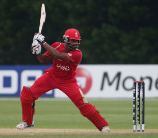 Ruvindu Gunasekera struck 52 to help Canada secure a 10-run D/L win against Uganda in Mount Maunganui © ICC