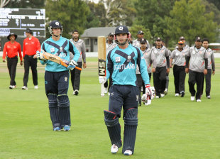 Preston Mommsen struck an unbeaten 139 to lead Scotland to a 41-run win over UAE in the World Cup Qualifier final in Lincoln © ICC