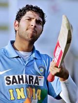  Yuvraj Singh continued his consistent form scoring a century at Karachi © AFP